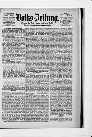 Volks-Zeitung vom 05.01.1900