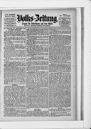 Volks-Zeitung on Jan 10, 1900