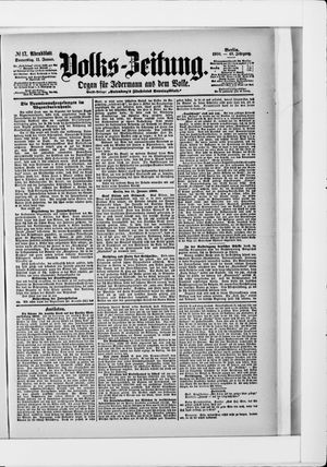 Volks-Zeitung vom 11.01.1900