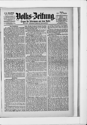 Volks-Zeitung vom 12.01.1900