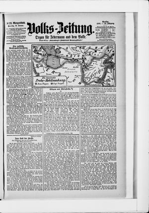 Volks-Zeitung vom 14.01.1900