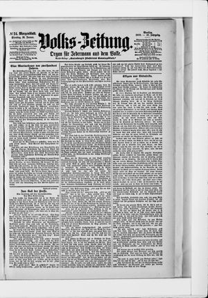 Volks-Zeitung vom 16.01.1900