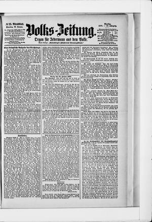 Volks-Zeitung vom 16.01.1900
