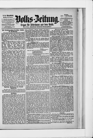 Volks-Zeitung vom 19.01.1900