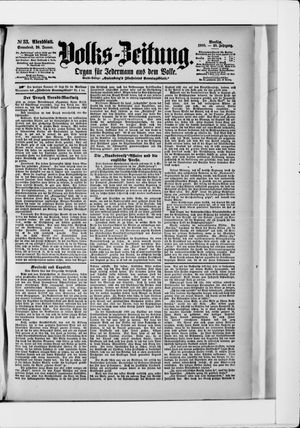 Volks-Zeitung vom 20.01.1900