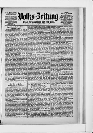 Volks-Zeitung on Jan 23, 1900
