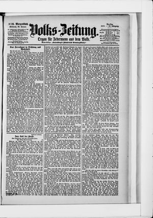 Volks-Zeitung vom 24.01.1900