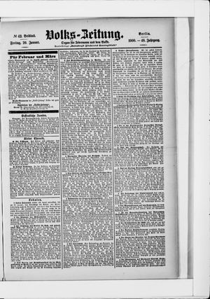 Volks-Zeitung vom 26.01.1900