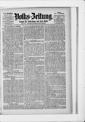 Volks-Zeitung vom 26.01.1900