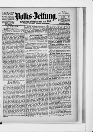 Volks-Zeitung on Feb 8, 1900