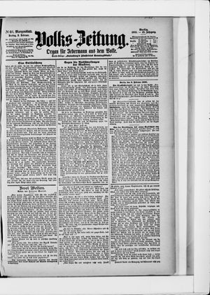 Volks-Zeitung vom 09.02.1900