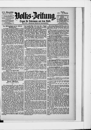 Volks-Zeitung on Feb 14, 1900