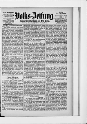 Volks-Zeitung vom 15.02.1900