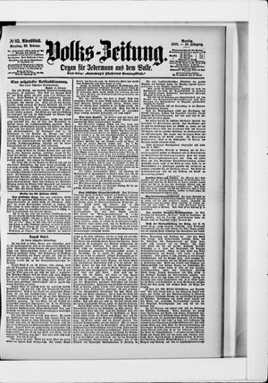 Volks-Zeitung on Feb 20, 1900