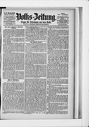 Volks-Zeitung on Feb 21, 1900