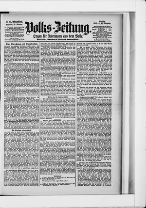 Volks-Zeitung vom 21.02.1900
