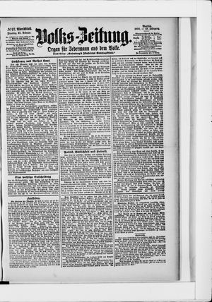 Volks-Zeitung vom 27.02.1900