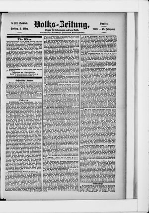 Volks-Zeitung vom 02.03.1900