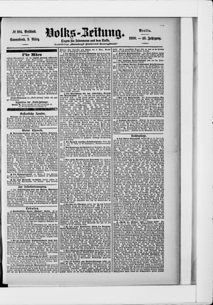 Volks-Zeitung on Mar 3, 1900