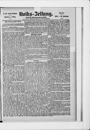 Volks-Zeitung on Mar 4, 1900