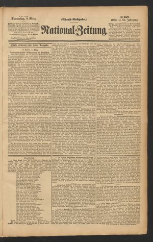 Volks-Zeitung vom 08.03.1900