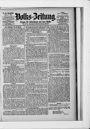 Volks-Zeitung vom 09.03.1900