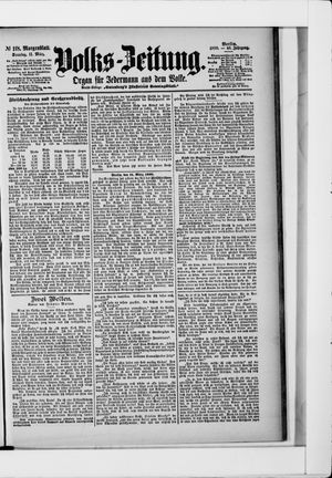 Volks-Zeitung vom 11.03.1900