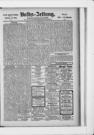 Volks-Zeitung vom 13.03.1900