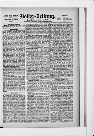 Volks-Zeitung on Mar 15, 1900