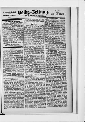 Volks-Zeitung vom 17.03.1900
