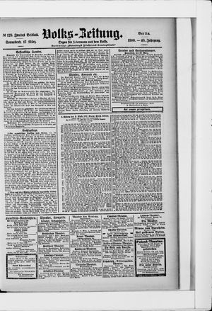 Volks-Zeitung on Mar 17, 1900