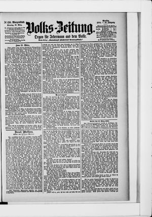 Volks-Zeitung on Mar 18, 1900