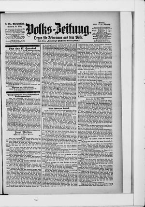 Volks-Zeitung on Mar 21, 1900
