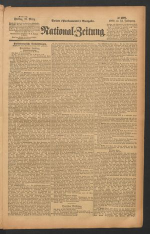 Volks-Zeitung vom 23.03.1900