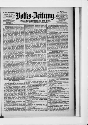 Volks-Zeitung vom 25.03.1900