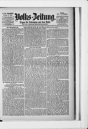 Volks-Zeitung vom 27.03.1900