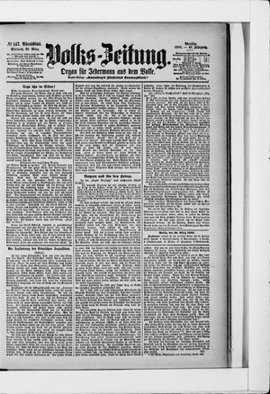 Volks-Zeitung on Mar 28, 1900