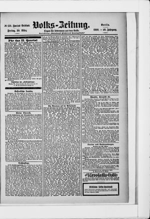 Volks-Zeitung vom 30.03.1900