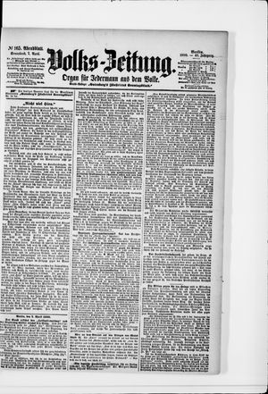 Volks-Zeitung vom 07.04.1900