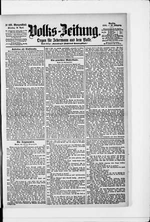 Volks-Zeitung vom 10.04.1900
