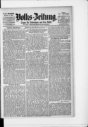 Volks-Zeitung vom 11.04.1900