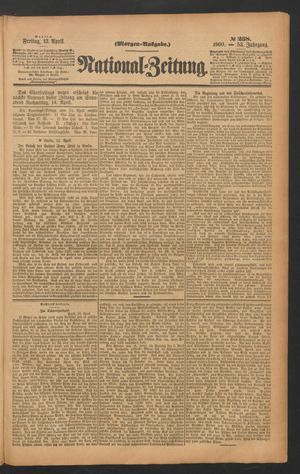 Volks-Zeitung on Apr 13, 1900