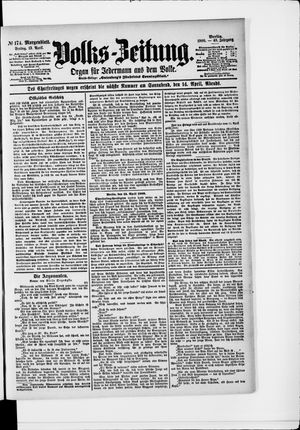 Volks-Zeitung vom 13.04.1900