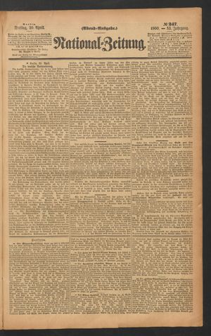 Volks-Zeitung vom 20.04.1900