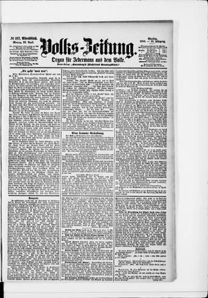 Volks-Zeitung vom 23.04.1900