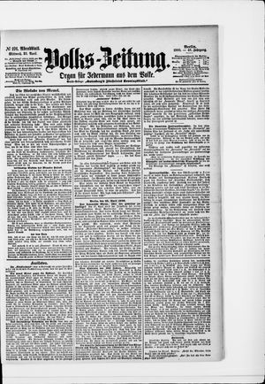 Volks-Zeitung vom 25.04.1900