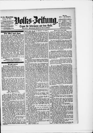 Volks-Zeitung vom 27.04.1900