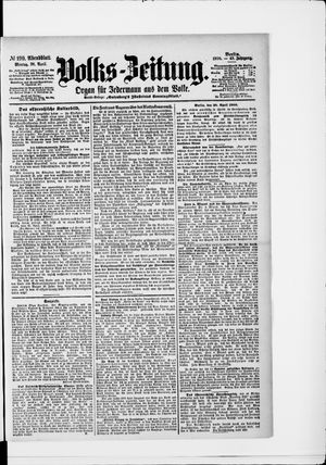Volks-Zeitung vom 30.04.1900