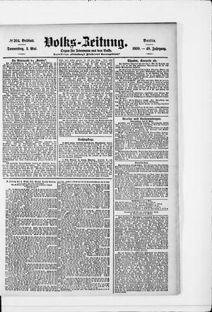 Volks-Zeitung vom 03.05.1900