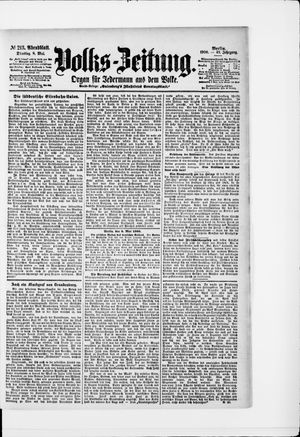Volks-Zeitung vom 08.05.1900